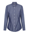 1714WHL Wellington-Denim Dobby Long Sleeve Casual Slim Fit Shirt