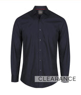 1743L Soho-Dot Print Long Sleeve Shirt