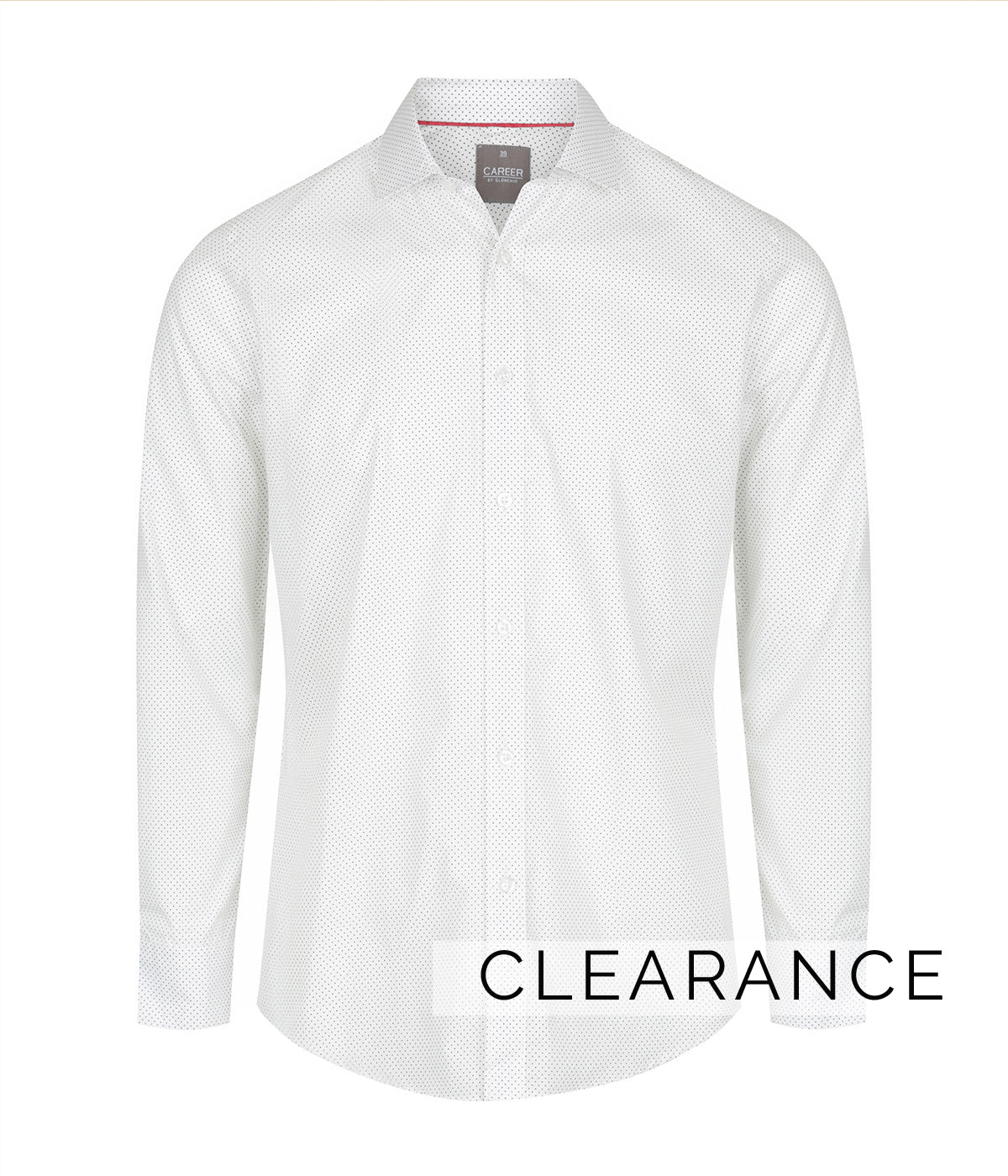 1743L Soho-Dot Print Long Sleeve Shirt