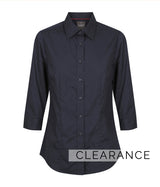 1743WZ Soho-Dot Print 3/4 Sleeve Shirt