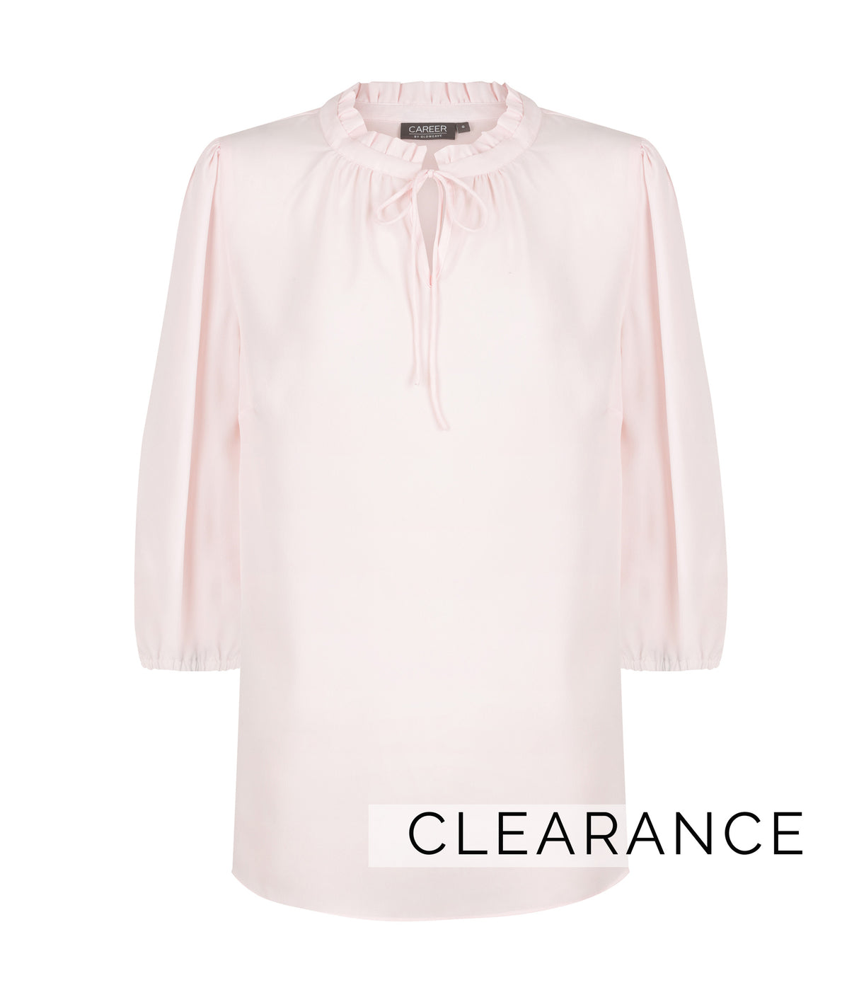 1752WZ Piper-Women's 3/4 Sleeve Keyhole Top