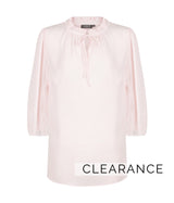 1752WZ Piper-Women's 3/4 Sleeve Keyhole Top