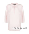 1752WZ Piper-Women's 3/4 Sleeve Keyhole Top