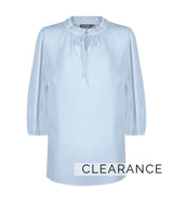 1752WZ Piper-Women's 3/4 Sleeve Keyhole Top