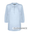 1752WZ Piper-Women's 3/4 Sleeve Keyhole Top
