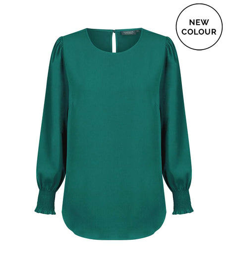 1796WL Freya-Shirred Cuff Soft Top