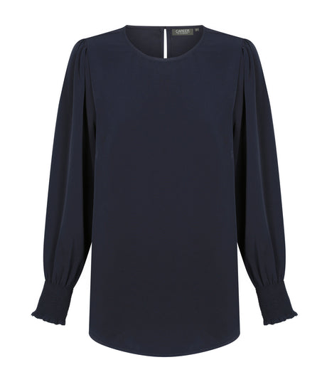 1796WL Freya-Shirred Cuff Soft Top