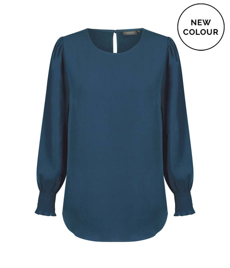 1796WL Freya-Shirred Cuff Soft Top