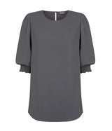 1799WZ Lola-Women's 3/4 Sleeve Shirred Cuff Top