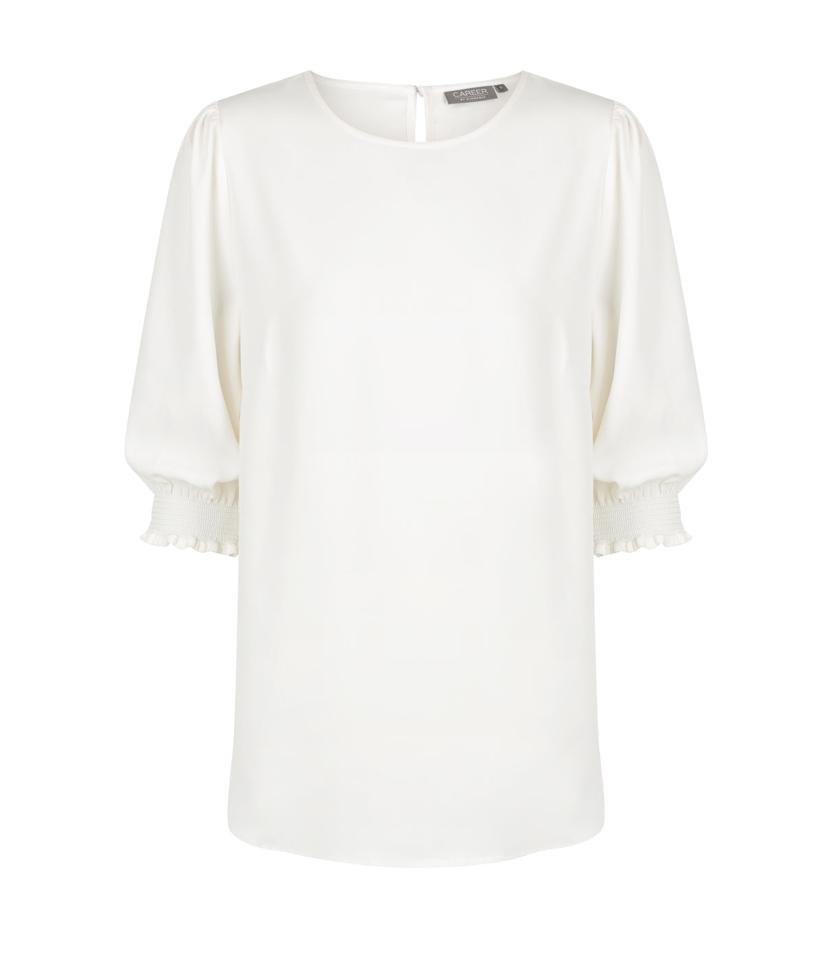1799WZ Lola-Women's 3/4 Sleeve Shirred Cuff Top