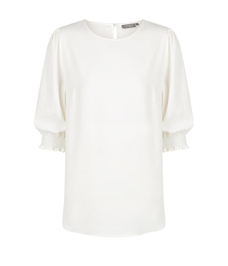 1799WZ Lola-Women's 3/4 Sleeve Shirred Cuff Top