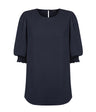 1799WZ Lola-Women's 3/4 Sleeve Shirred Cuff Top
