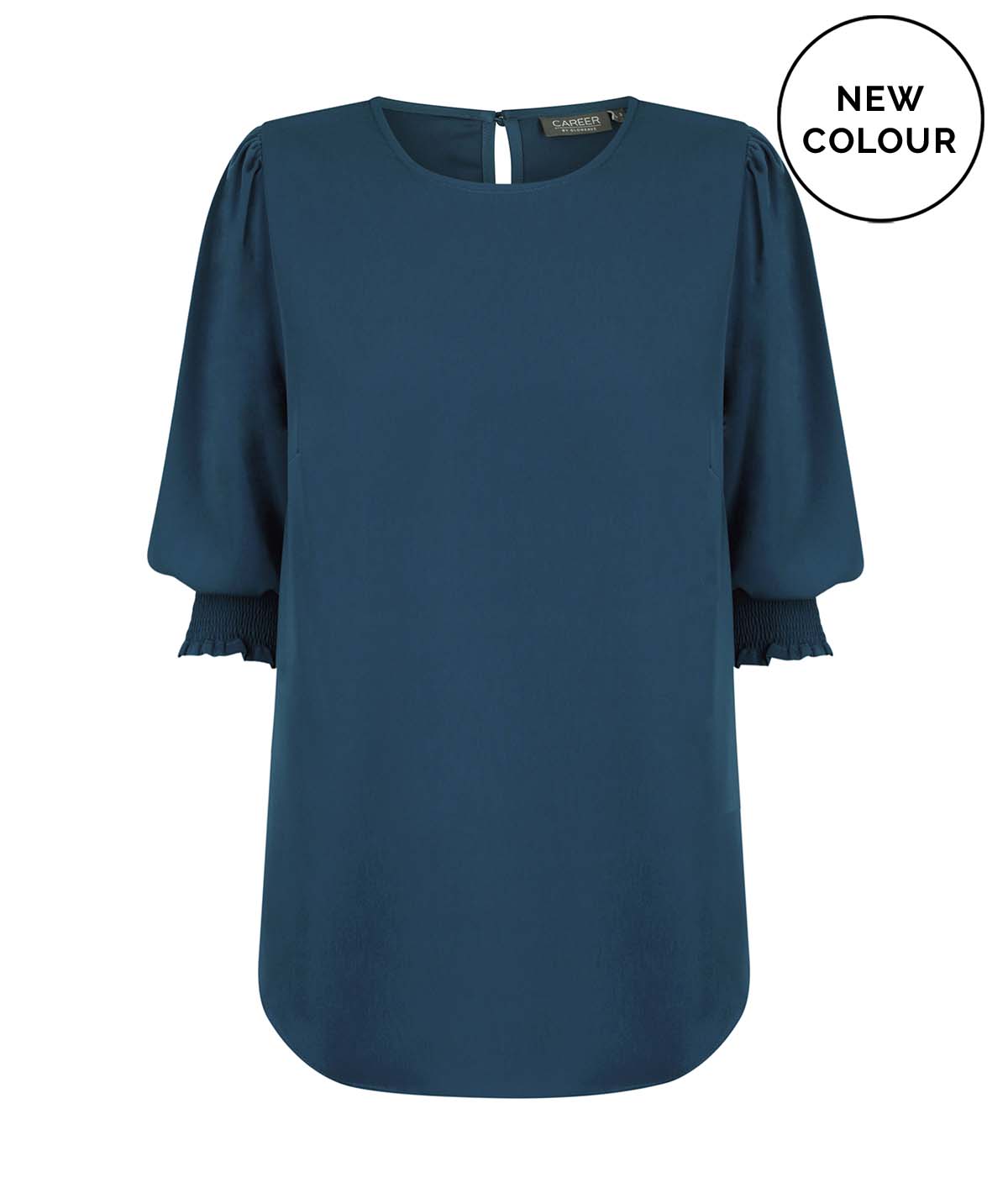 1799WZ Lola-Women's 3/4 Sleeve Shirred Cuff Top