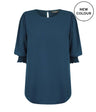 1799WZ Lola-Women's 3/4 Sleeve Shirred Cuff Top