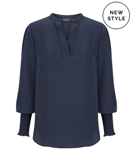 1805WL Marni-1/2 Placket Top