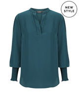 1805WL Marni-1/2 Placket Top