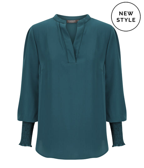 1805WL Marni-1/2 Placket Top