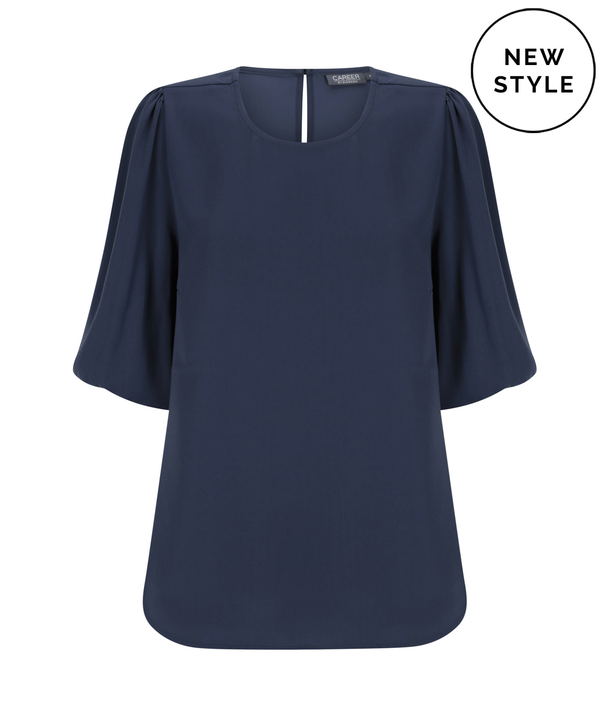 1807WS Poppy-Puff Sleeve Top