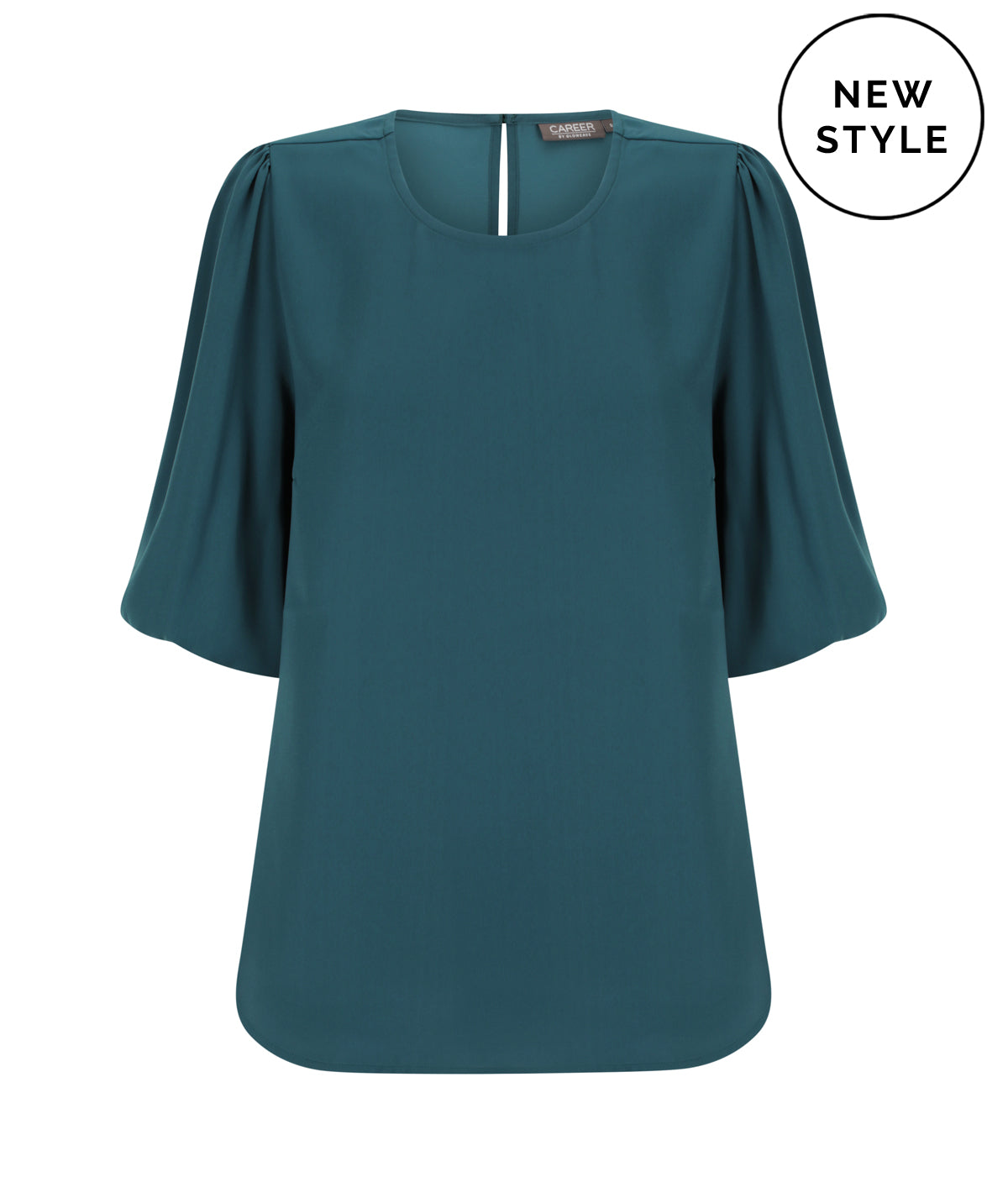 1807WS Poppy-Puff Sleeve Top