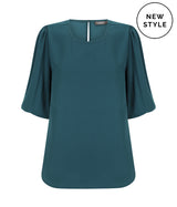 1807WS Poppy-Puff Sleeve Top