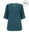 1807WS Poppy-Puff Sleeve Top