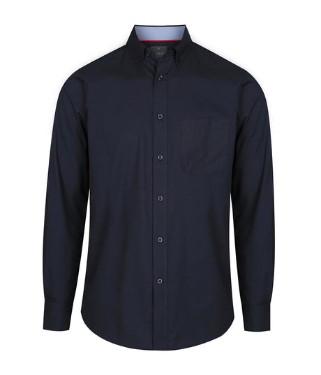 1898L Bradford-Fine Oxford Long Sleeve Shirt
