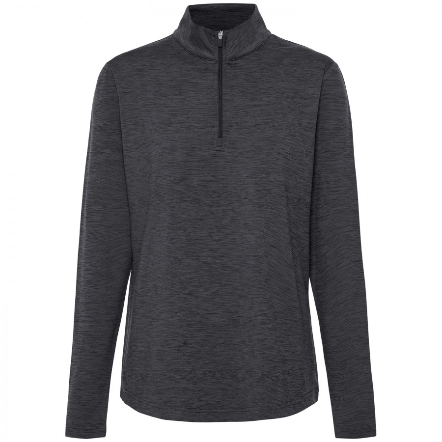 SCORLO005-Ladies Heather 1/4 Zip Pullover