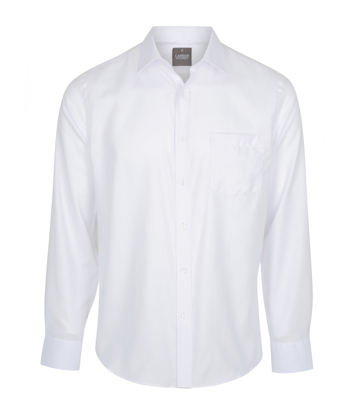 1908L Ultimate-White Long Sleeve Shirt