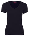 1LV-Jb'S Ladies V Neck Tee