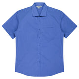 1903S-MOSMAN MENS SHIRT SHORT SLEEVE