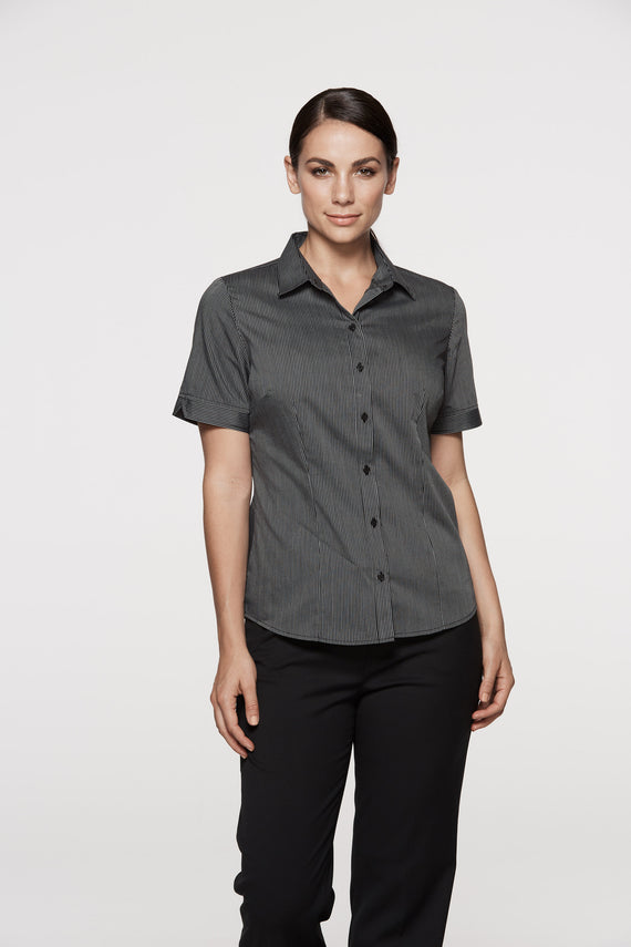 2900S-HENLEY LADY SHIRT SHORT SLEEVE