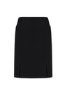 20720-Siena Womens Front Pleat Detail Straight Skirt