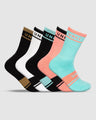 LADIES SOCKS - 5 PACK BAMBOO HI-LUX  - EQUIP