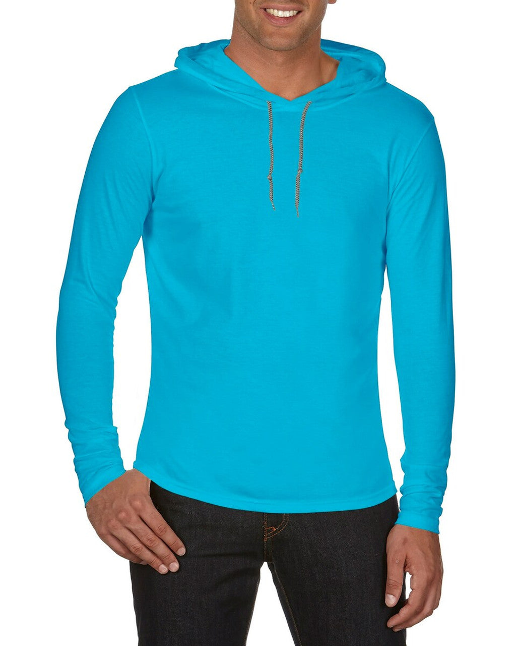 GILDAN ADULT LS HOODED Tee