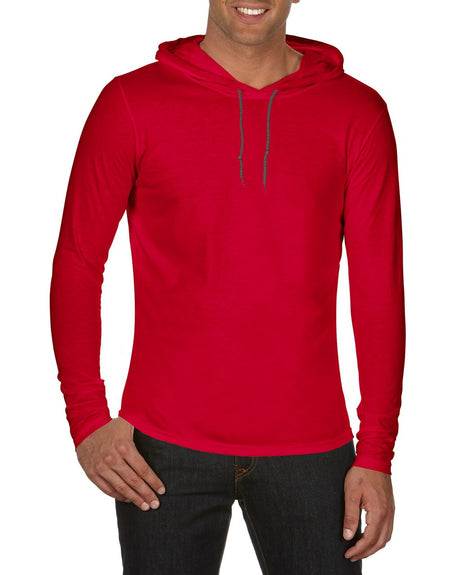 GILDAN ADULT LS HOODED Tee