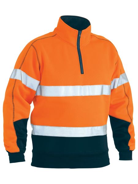 Taped Hi Vis1/4 Zip Pullover Fleece