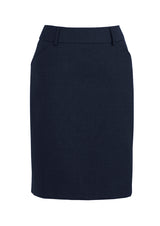 24015-Comfort Wool Stretch Womens Multi-Pleat Skirt