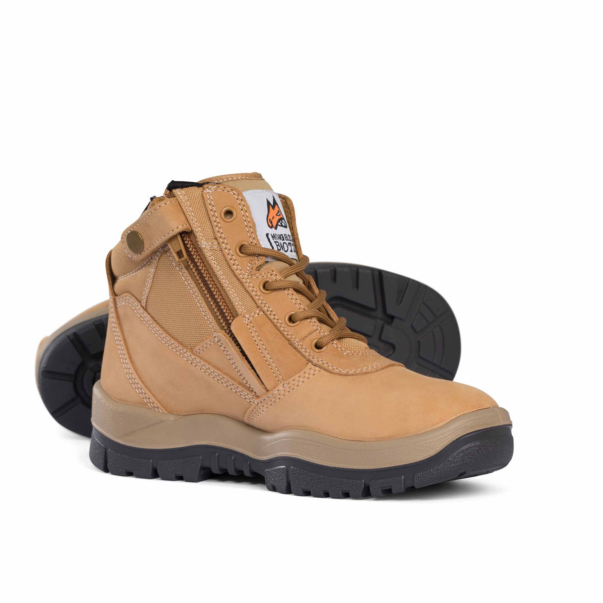 261050-Wheat Mongrel ZipSider Boot (With Steel Toe Cap)-WHEAT