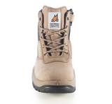 261060-Stone Mongrel ZipSider Boot (With Steel Toe Cap)-STONE