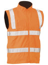 Taped Hi Vis Vic Rail Wet Weather Vest