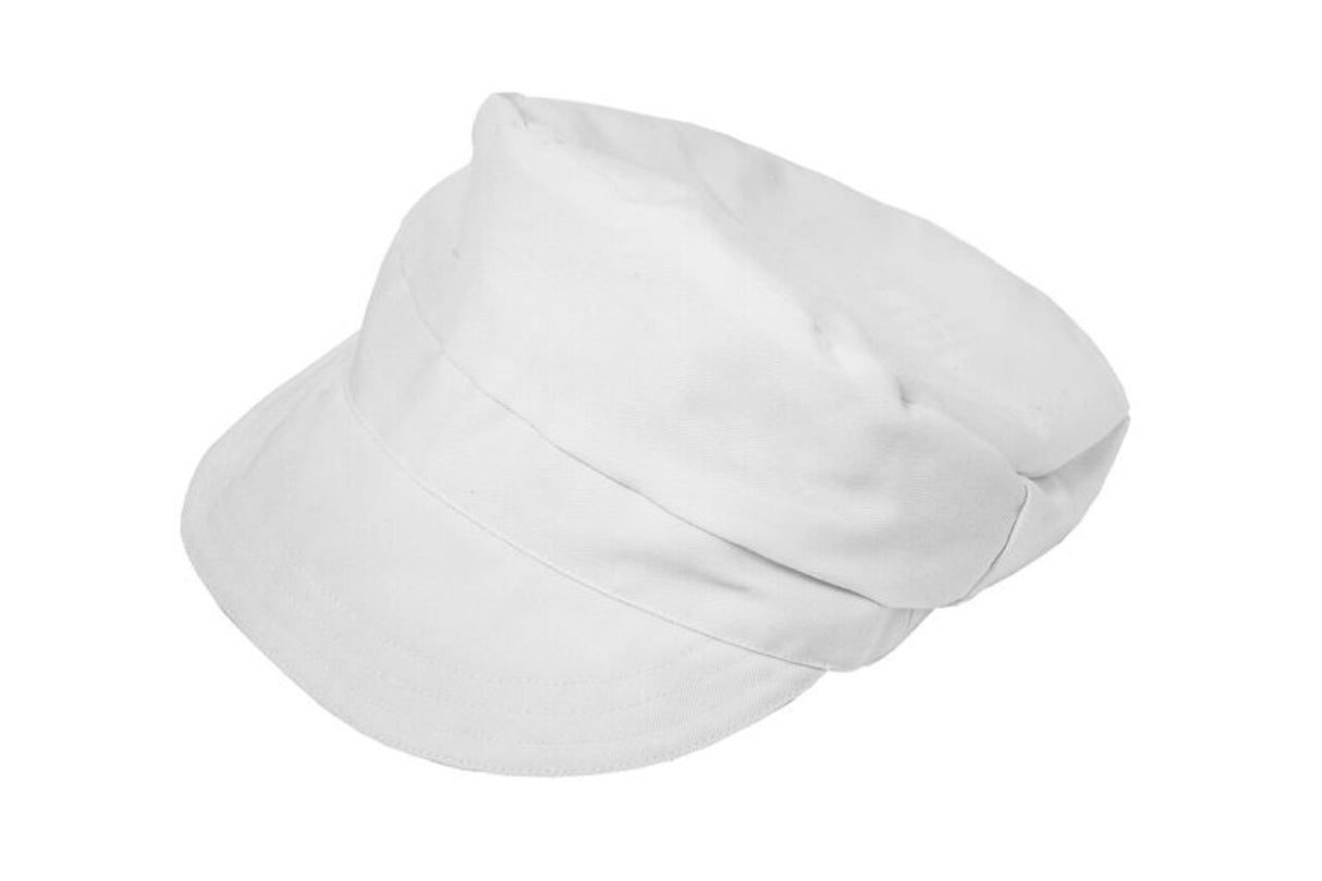 CC106-Peak Cap With Hair Net