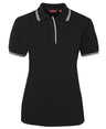 2LCP-Jb'S Ladies Contrast Polo