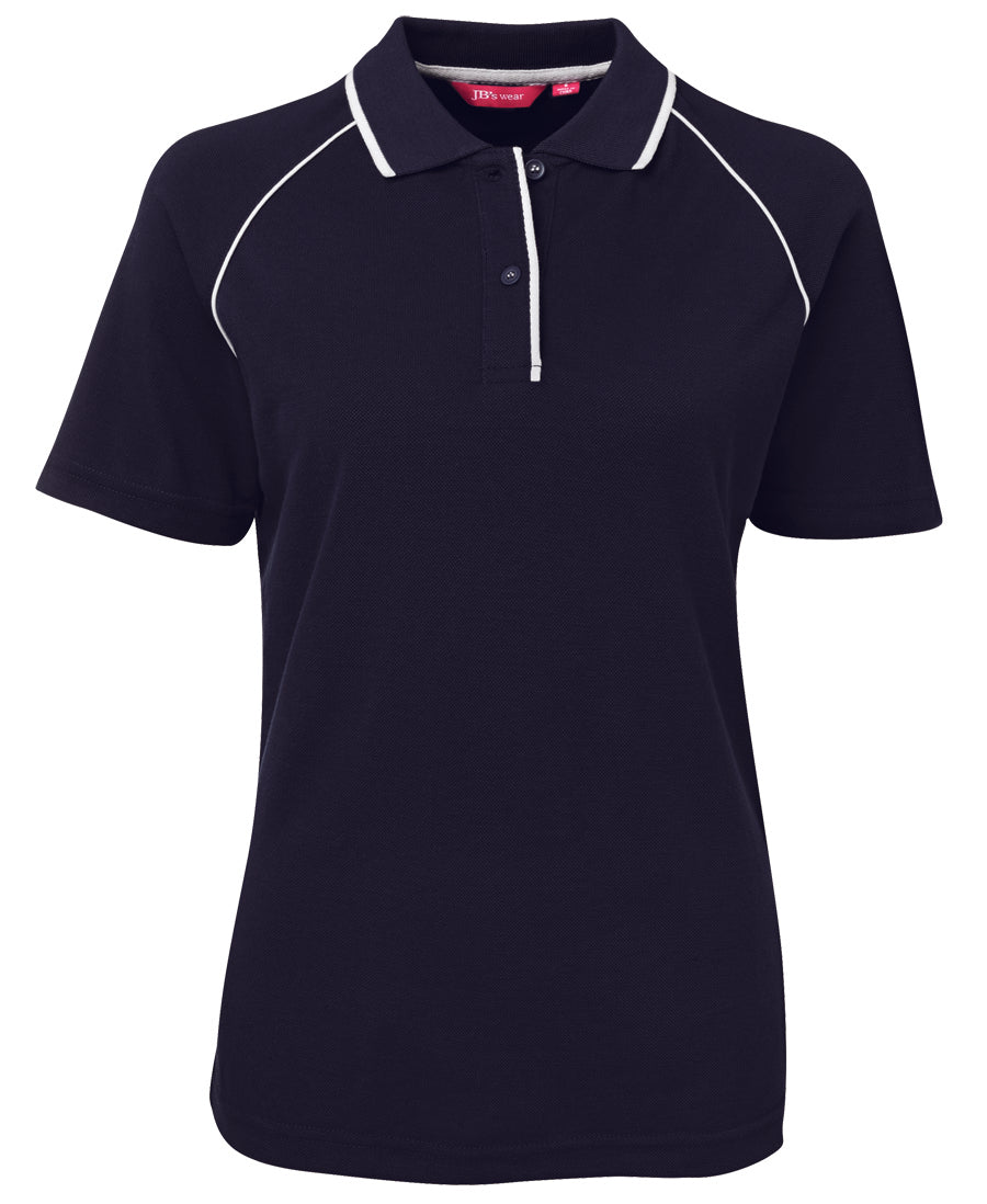 2LRP-Jb'S Ladies Raglan Polo