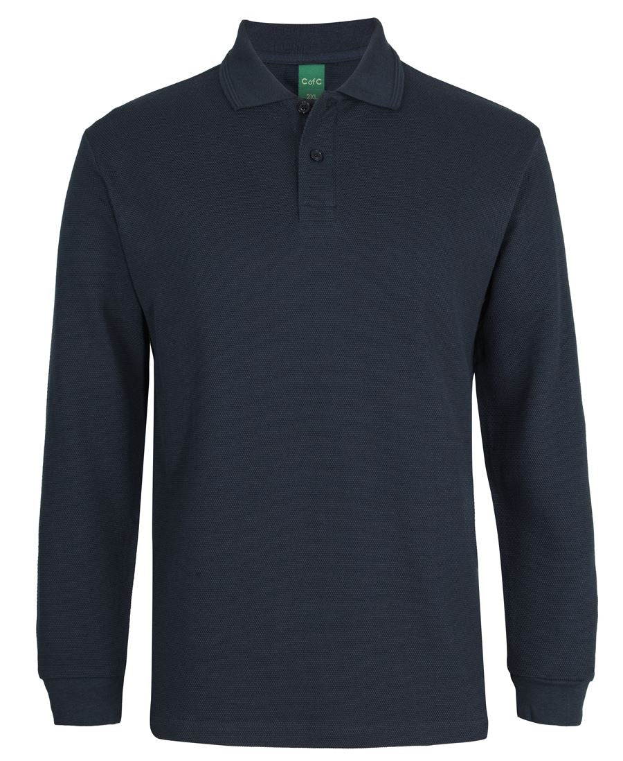 2PCL-C of C L/S 320G POPCORN COTTON POLO