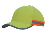 3030-Hi Vis Cap with Reflective Tape