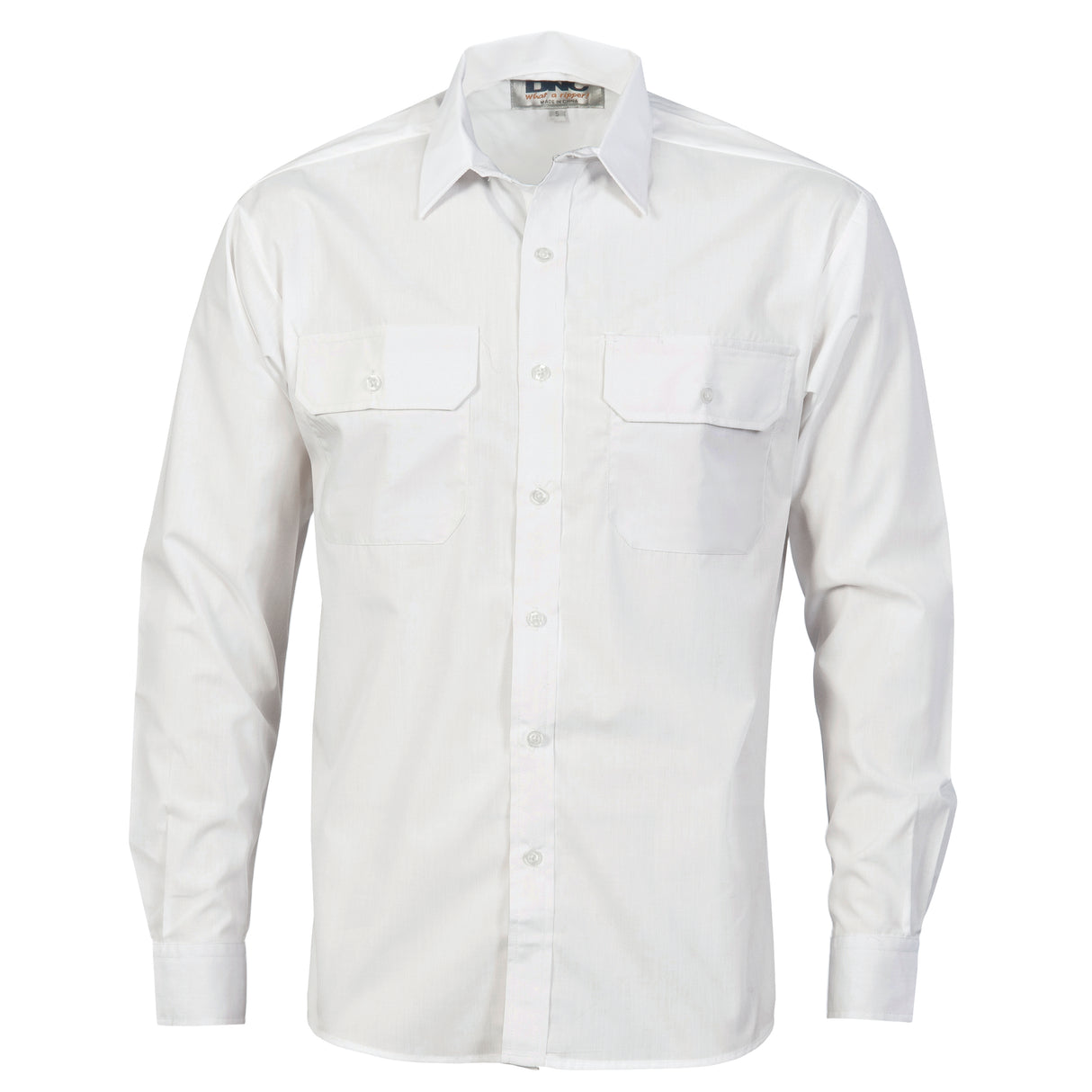 Polyester Cotton Work Shirt - Long Sleeve