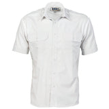 Epaulette Polyester/Cotton Work Shirt - Short Sleeve