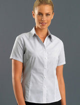 325-Womens Short Sleeve Mini Check