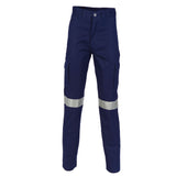 3319-Cotton Drill Cargo Pants With 3M R/Tape