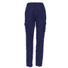 3322-Ladies Cotton Drill Cargo Pants